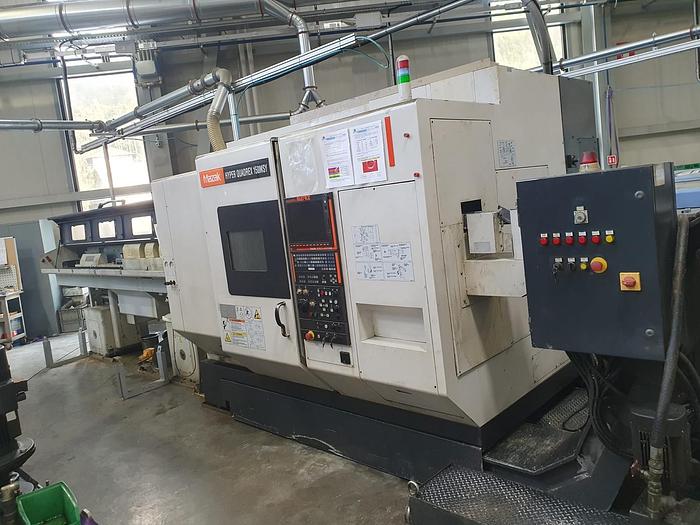 Used Tornio CNC ad asse orizzontale testa fissa MAZAK HYPER QUADREX 150 MSY