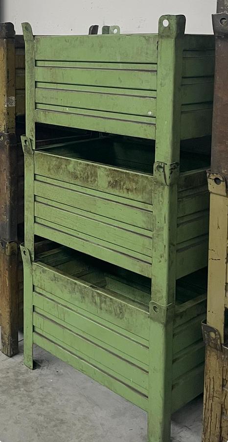 Used Lotto di cassoni metallici 