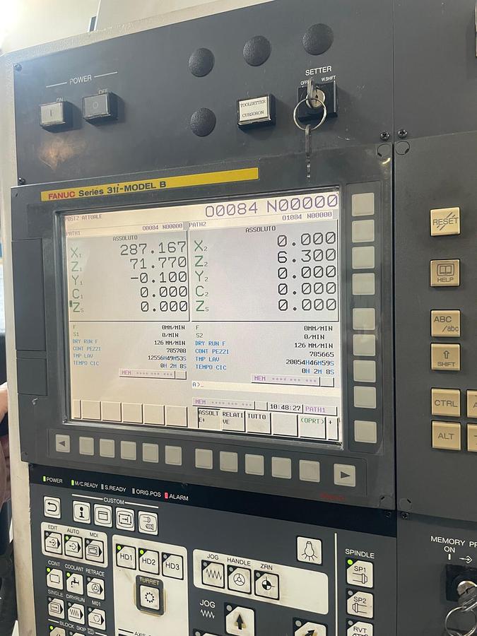 Used Tornio CNC ad asse orizzontale MIYANO ABX 64SYY2 