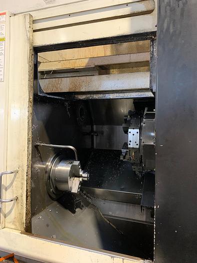 Used Tornio bimandrino ad asse orizzontale FUJI TNW35 TR