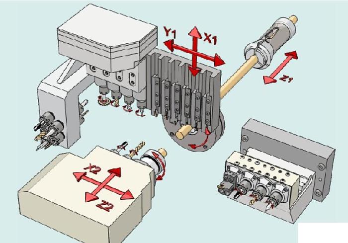Usato TORNIO CNC A FANTINA MOBILE HANWHA XD 20 J