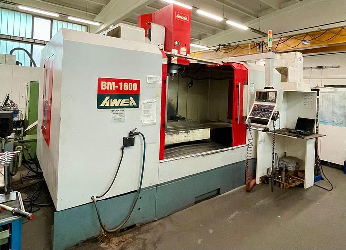 Used Centro di lavoro verticale cnc AWEA BM 1600