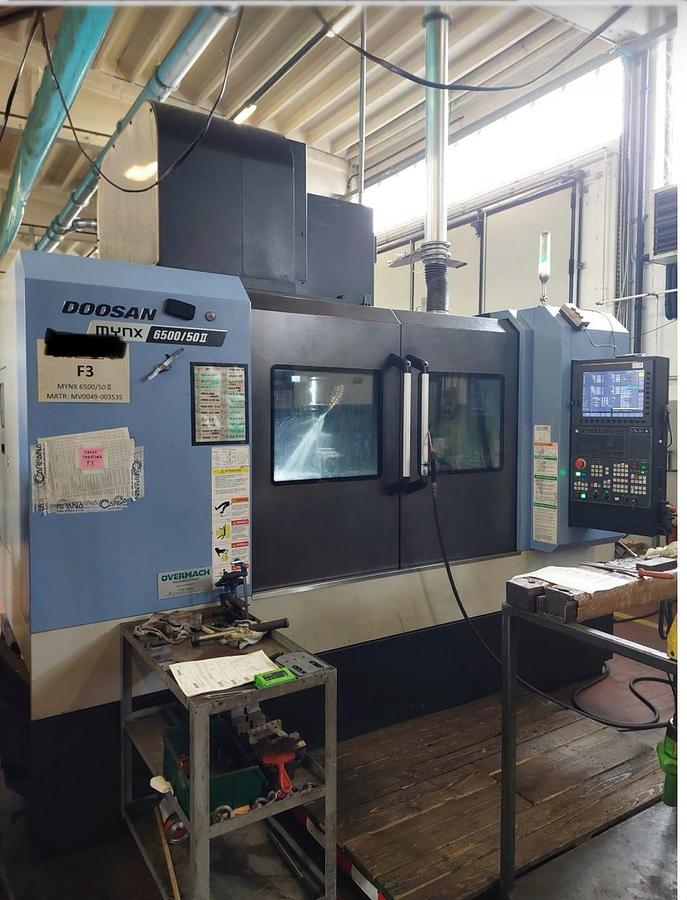 Used Centro di lavoro verticale DOOSAN MYNX 6500 50 II