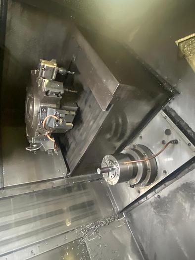 Usato TORNIO CNC ORIZZONTALE TESTA FISSA NAKAMURA WTS 150+ CARICATORE DI BARRE LNS QUICK LOAD SERVO II