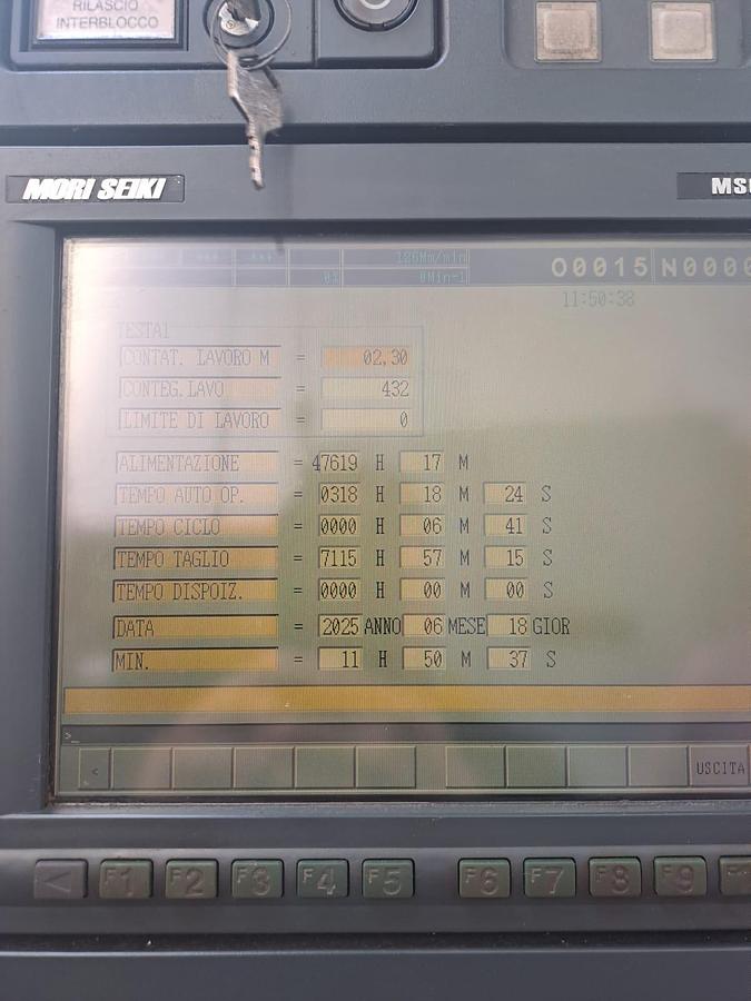 Used Tornio cnc testa fissa ad asse orizzontale MORISEIKI SL-253 BMC 1000