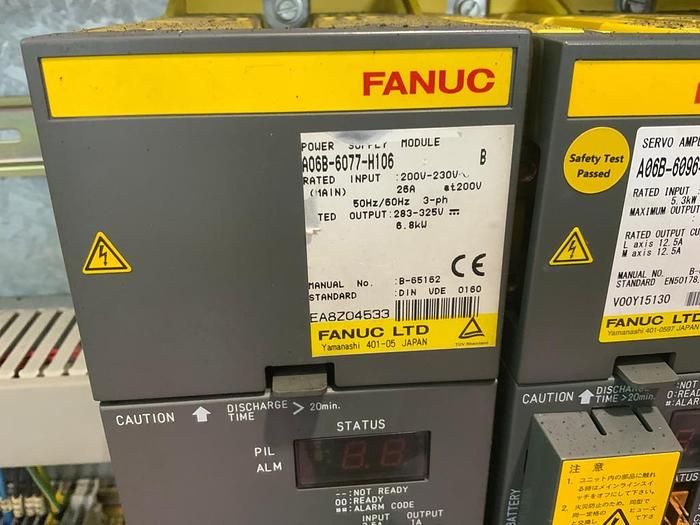 Usato ARMADIO ELETTRICO PER FANUC 18i-T COMPLETO DI AZIONAMENTI