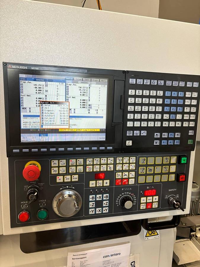 Used Tornio cnc ad asse orizzontale BIGLIA B 436 