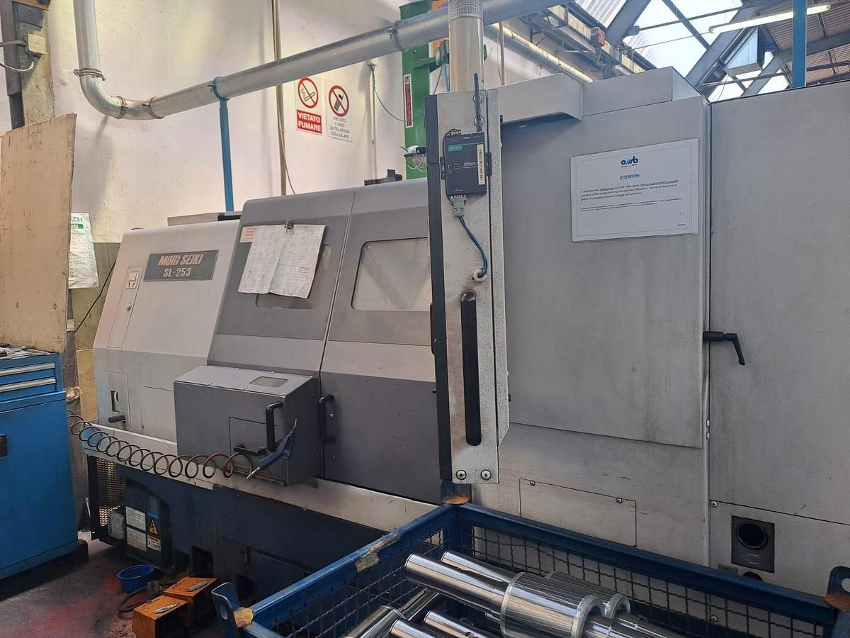 Used Tornio cnc testa fissa ad asse orizzontale MORISEIKI SL-253 BMC 1000