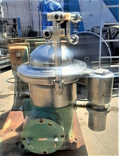 Used Centrifuge, Disc, Auto, Westfalia, SAMR-3036, 316 S/st, 10 HP #S202785