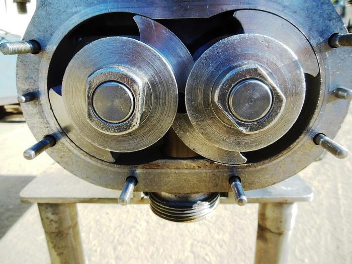 Used Pump, Positive, Waukesha, Mdl 34RF, 316 S/st, 1 HP, 2" #S742446