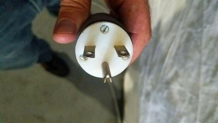 Used Omega Ultrasonic Plastic Welder MPXII in shielded cabinet with safety doors