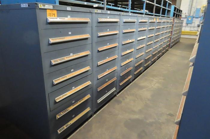 Used STANLEY VIDMAR CABINETS 7 DRAWER