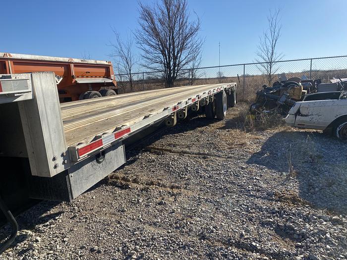 Used 2019 Manac step deck speed axle trailer 48 ft aluminum