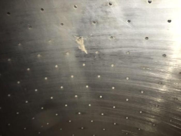 Used TOLHURST 48 IN. X 24 IN. PERFORATED BASKET CENTRIFUGE – HASTELLOY & 316 S/S