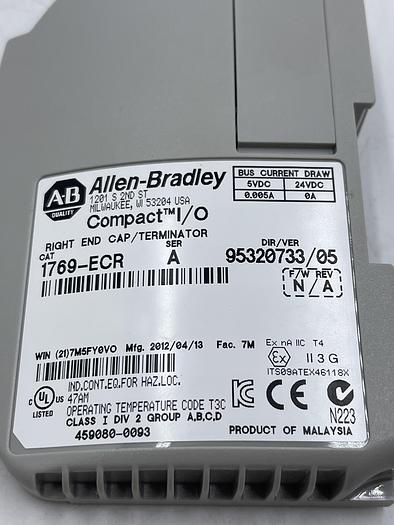 Used Allen-Bradley 1769-ECR SER A 