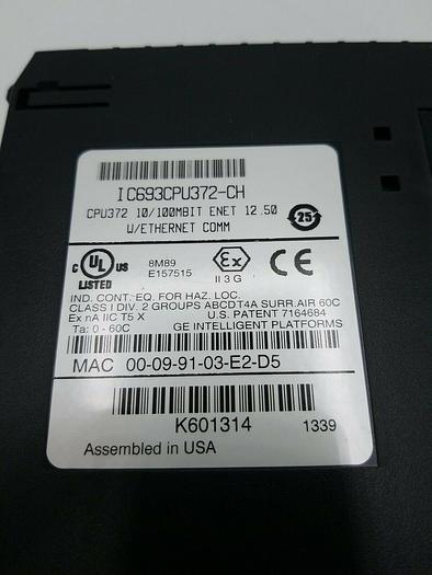 GE FANUC IC693CPU372-CH IC693CPU372