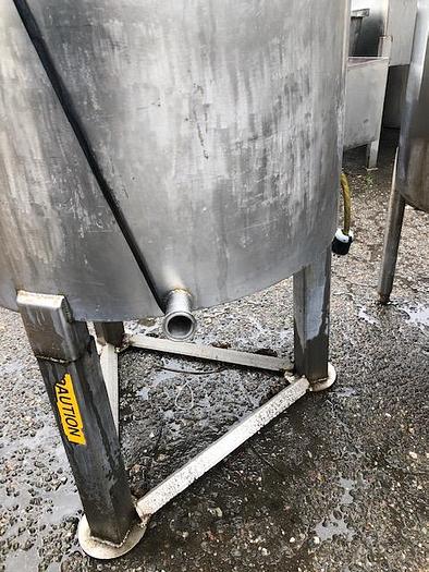 Used PTI 90 Gallon Vertical Stainless Steel Tank #3248