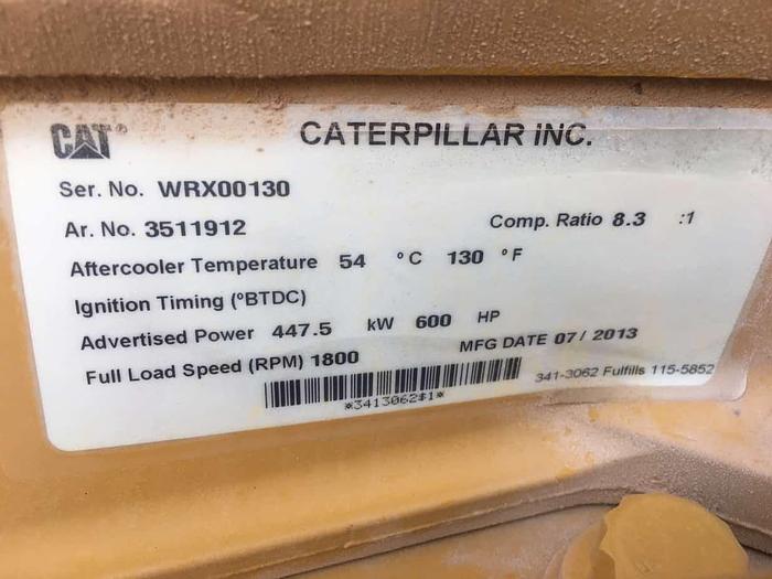 Used Caterpillar CG137-12 3412 PG