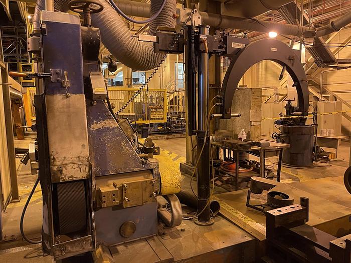 Used SAFOP LEONARD MODEL 10R ROLL LATHE ALLEN BRADLEY ELECTRICAL UPGRADE