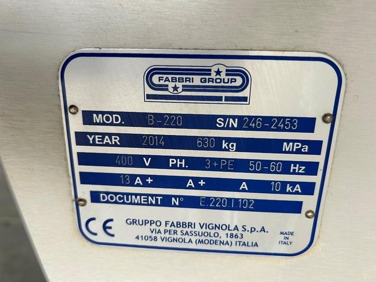 2014 FABBRI GROUP B-220