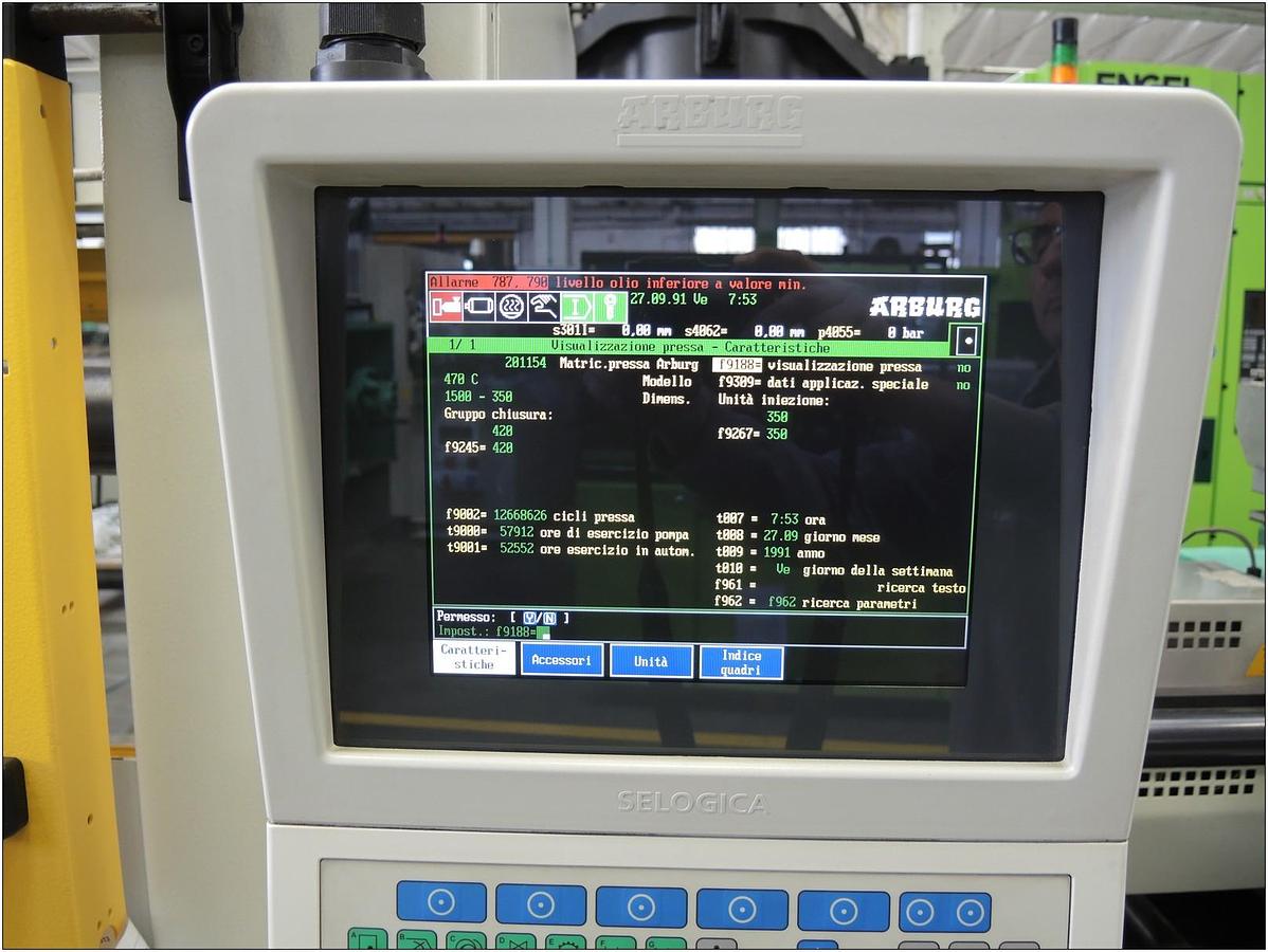 2006 ARBURG 470C 1500 - 350 ADV