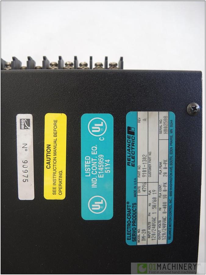 1996 ELECTRO CRAFT DM-20 (9101-1302)