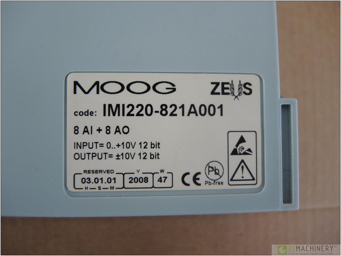 Usato -MOOG-8AI+8AO 821-AI1222