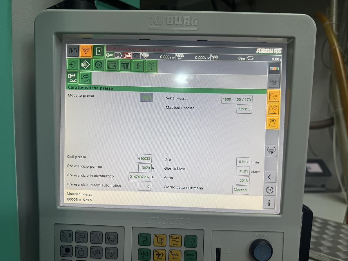 2014 ARBURG 520S 1600-400/170