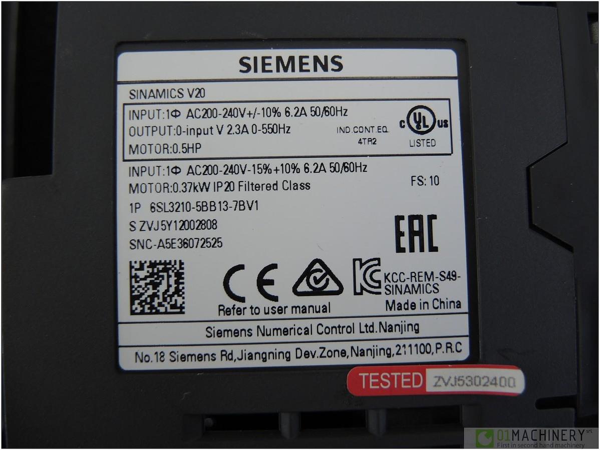  SIEMENS Sinamics V20