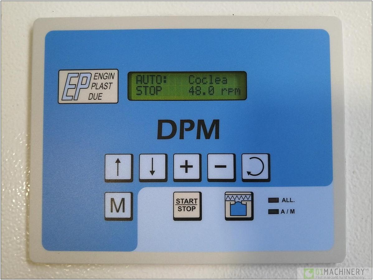 2009 ENGIN PLAST DPM 15/30
