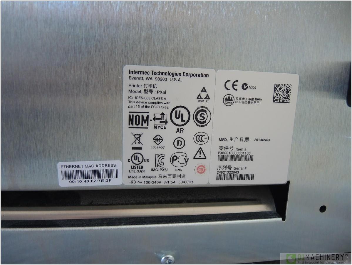 2013 INTERMEC Px6i