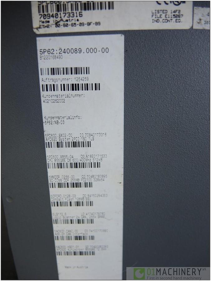 Used 2010 B&R 5PC600SX02-00 AI2999