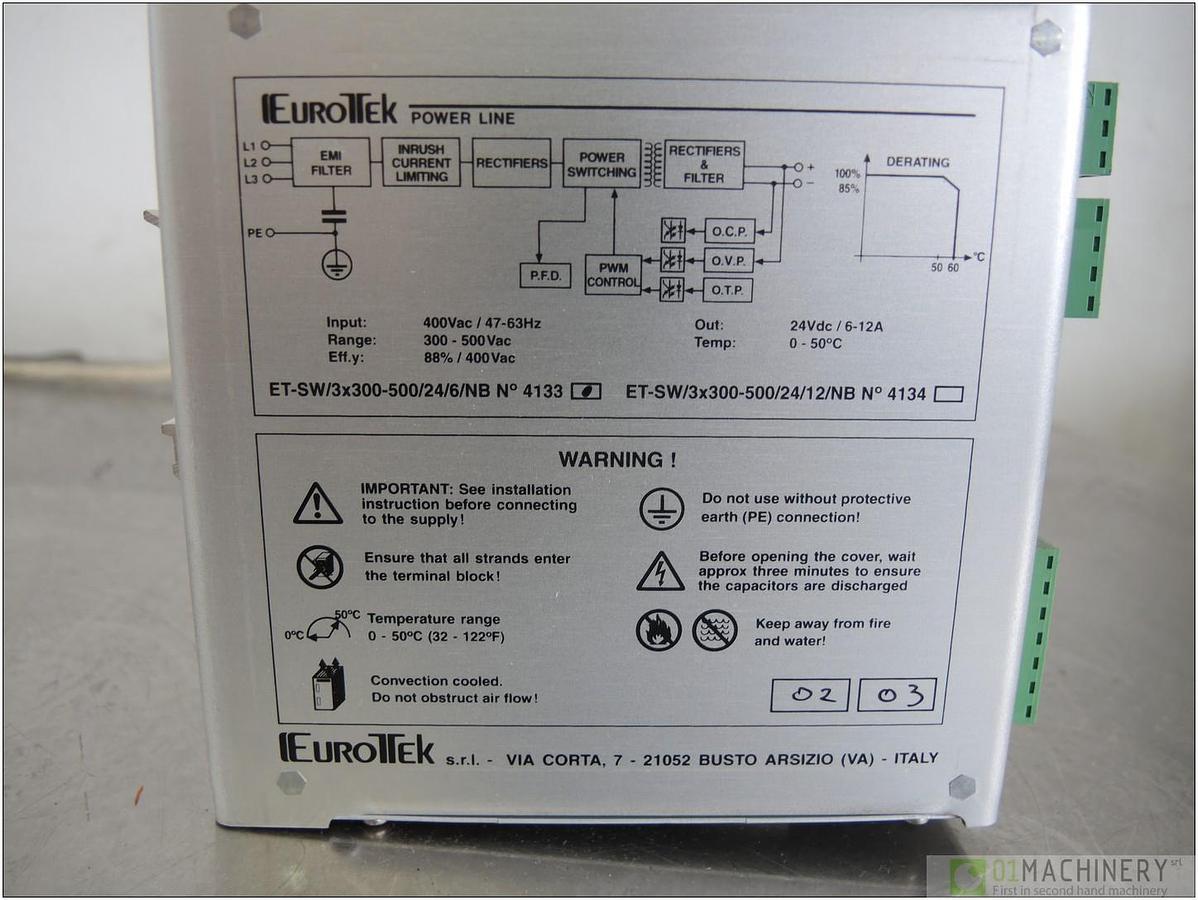 Used 2003 EUROTEK ET-SW/3x300-500/24/ AI2933