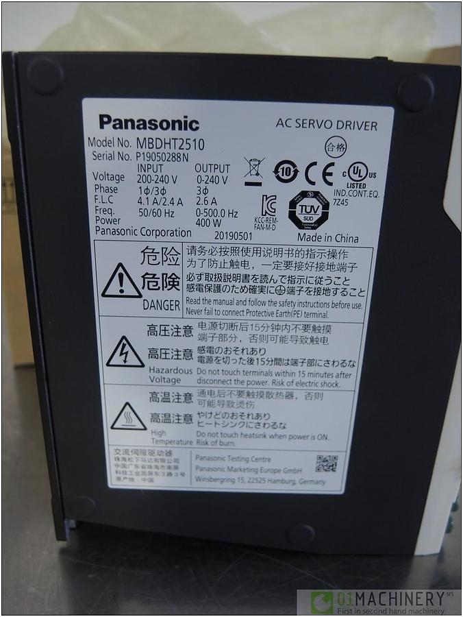 Usato 2019 PANASONIC MBDHT2510 AI2108