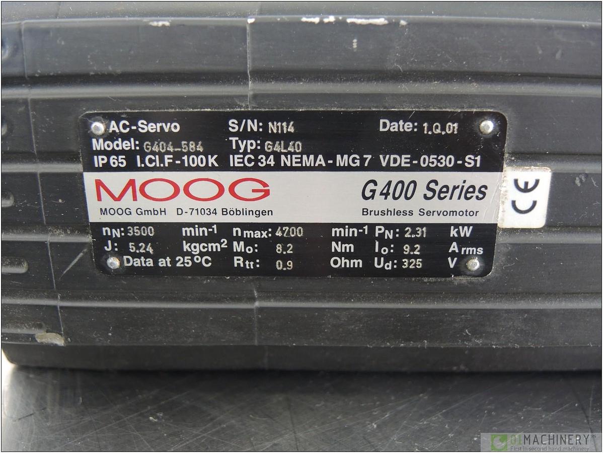 2001 MOOG G404-584