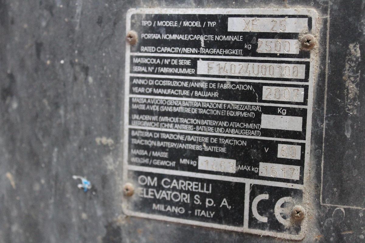2007 OM STILL XE 25