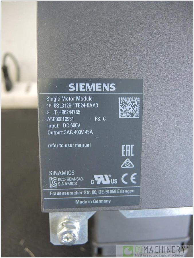 2009 SIEMENS 6SL3126-1TE24-5AA3