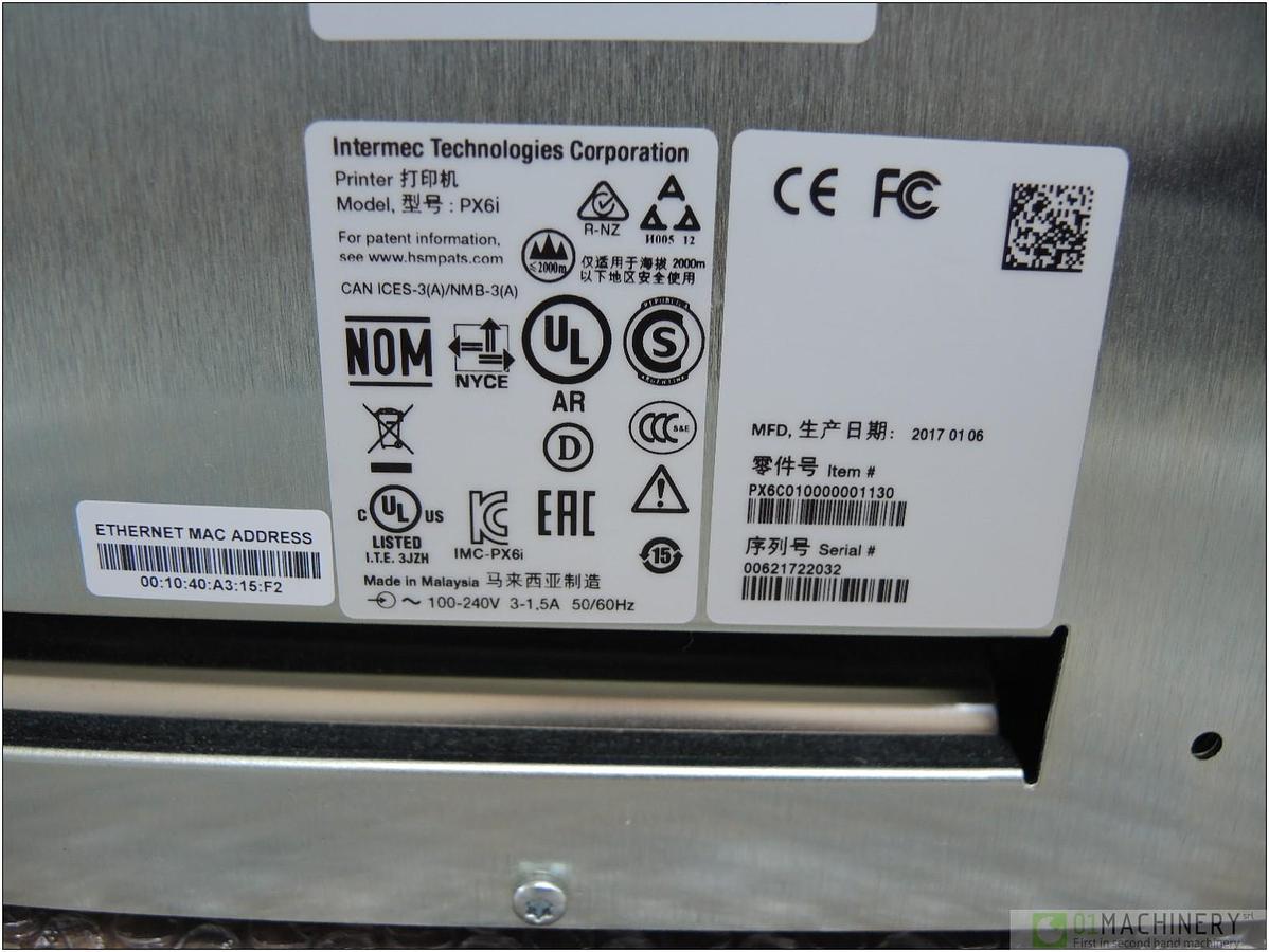 2017 INTERMEC Px6ie