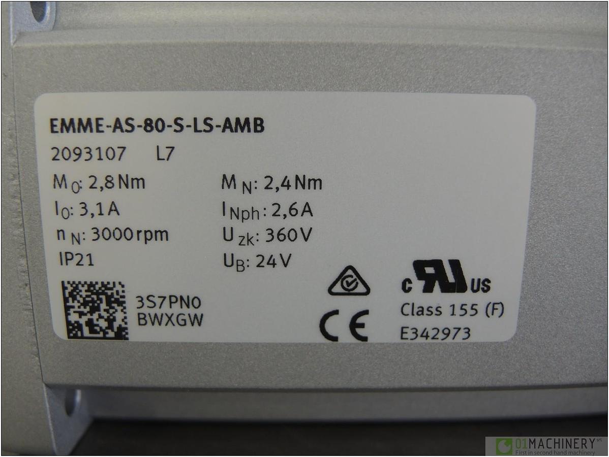 2021 FESTO EMME-AS-80-S-LS-AMB