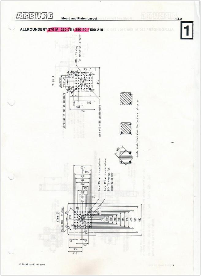 1991 ARBURG 270M 500-90/90