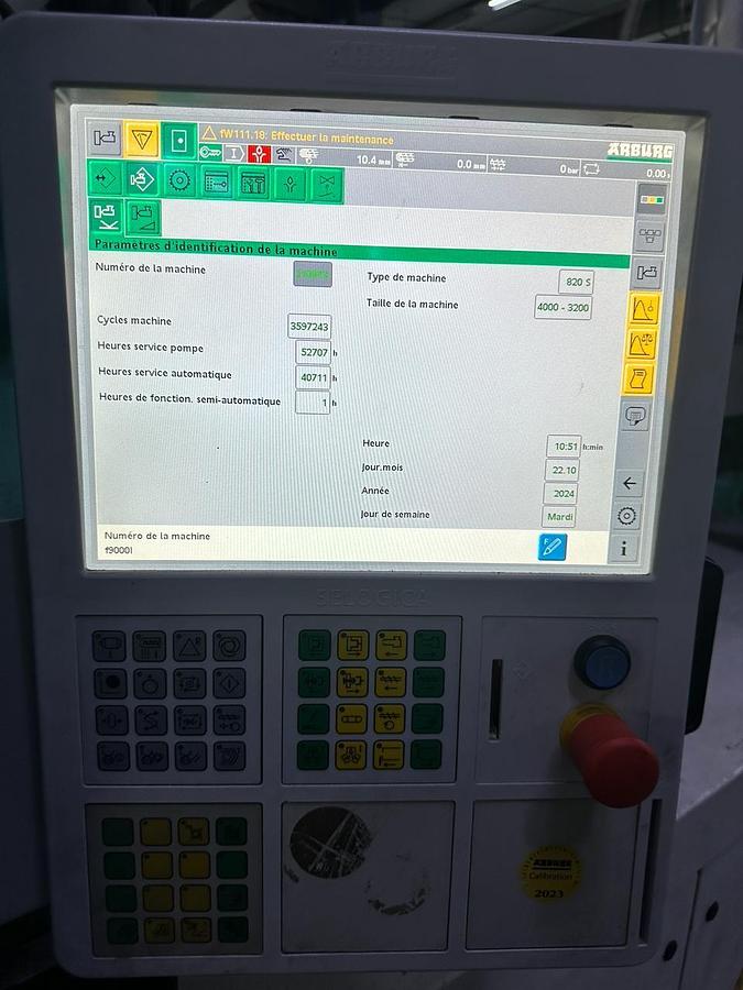 2009 ARBURG 820S 4000-3200