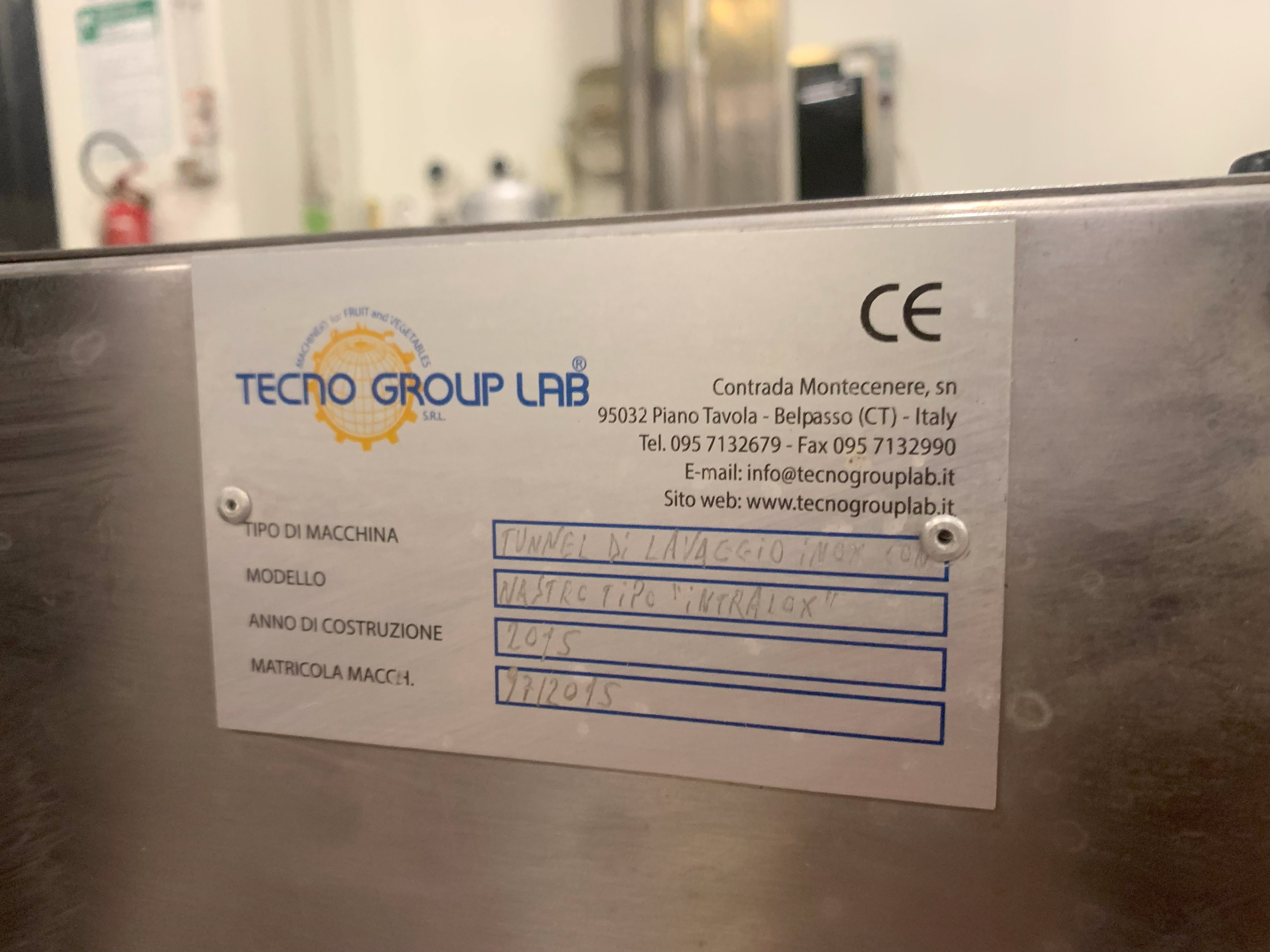 2015 TECNO GROUP LAB Intralox