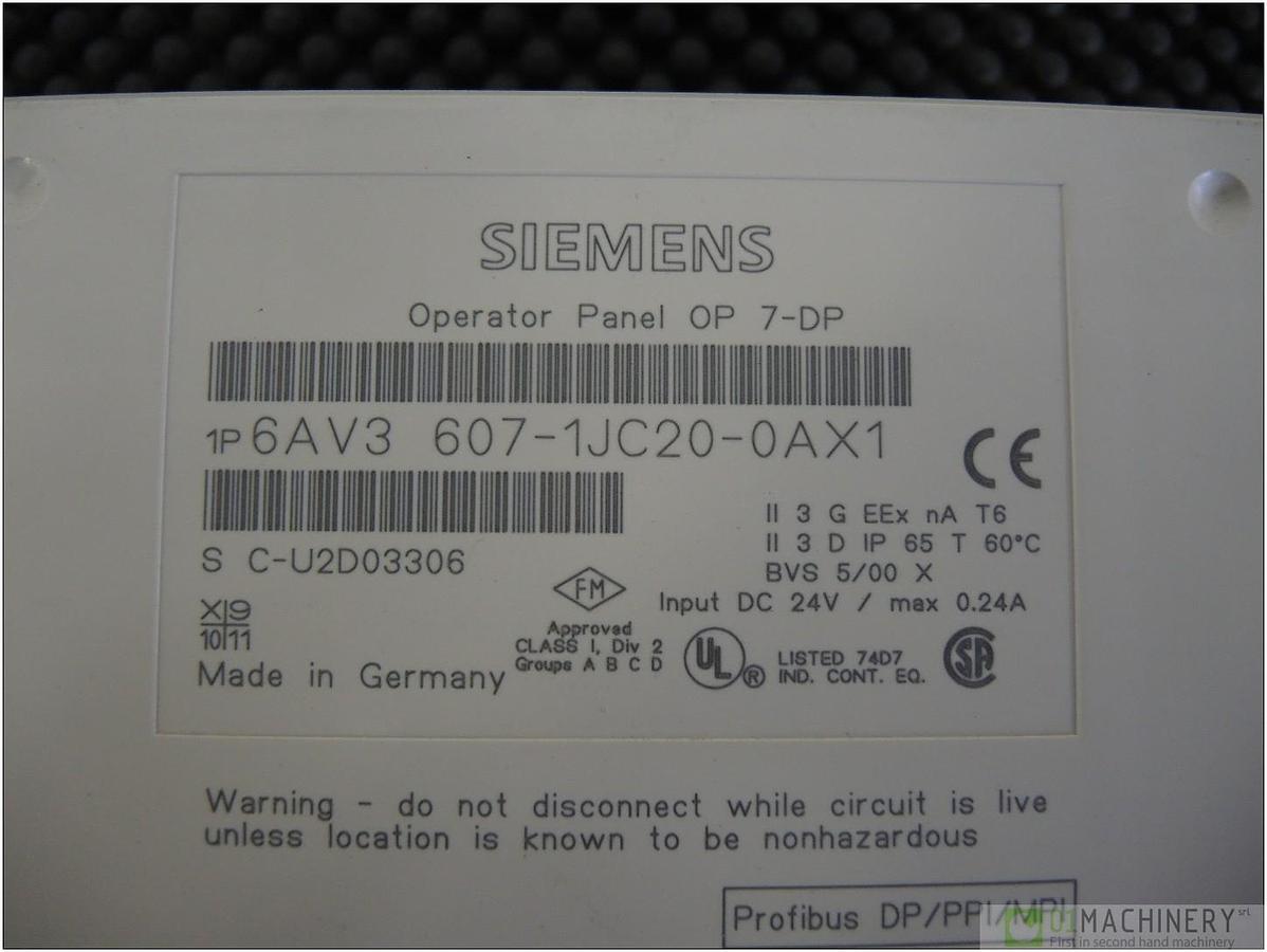 SIEMENS 6AV3 607-1JC20-0AX1