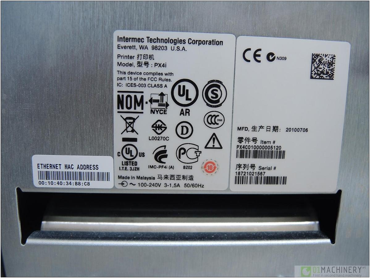 2010 INTERMEC Px4i