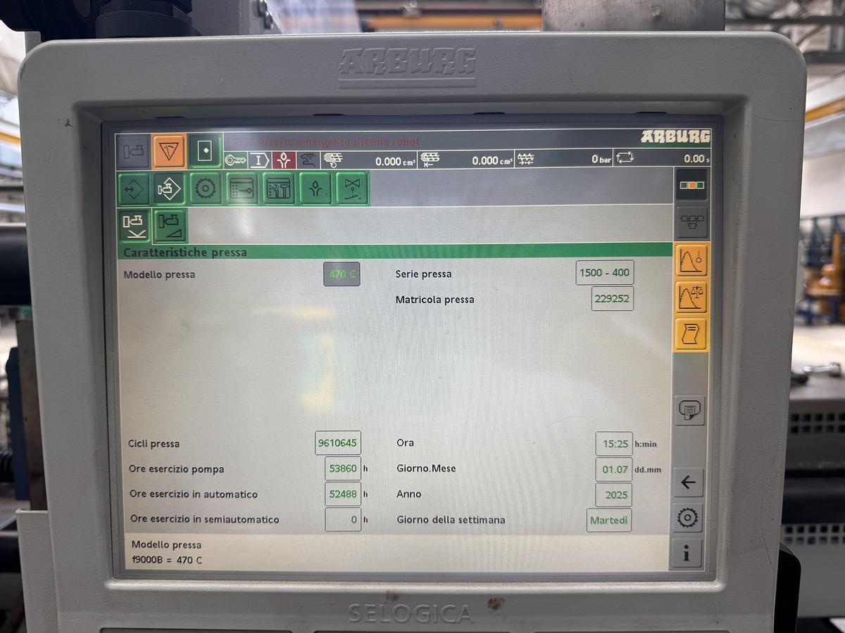 2014 ARBURG 470C 1500- 400 GOLD