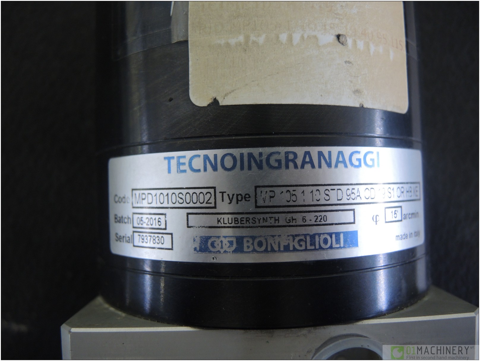 2016 TECNOINGRANAGGI/BONFIGLIOLI RIDUTTORE VP 105