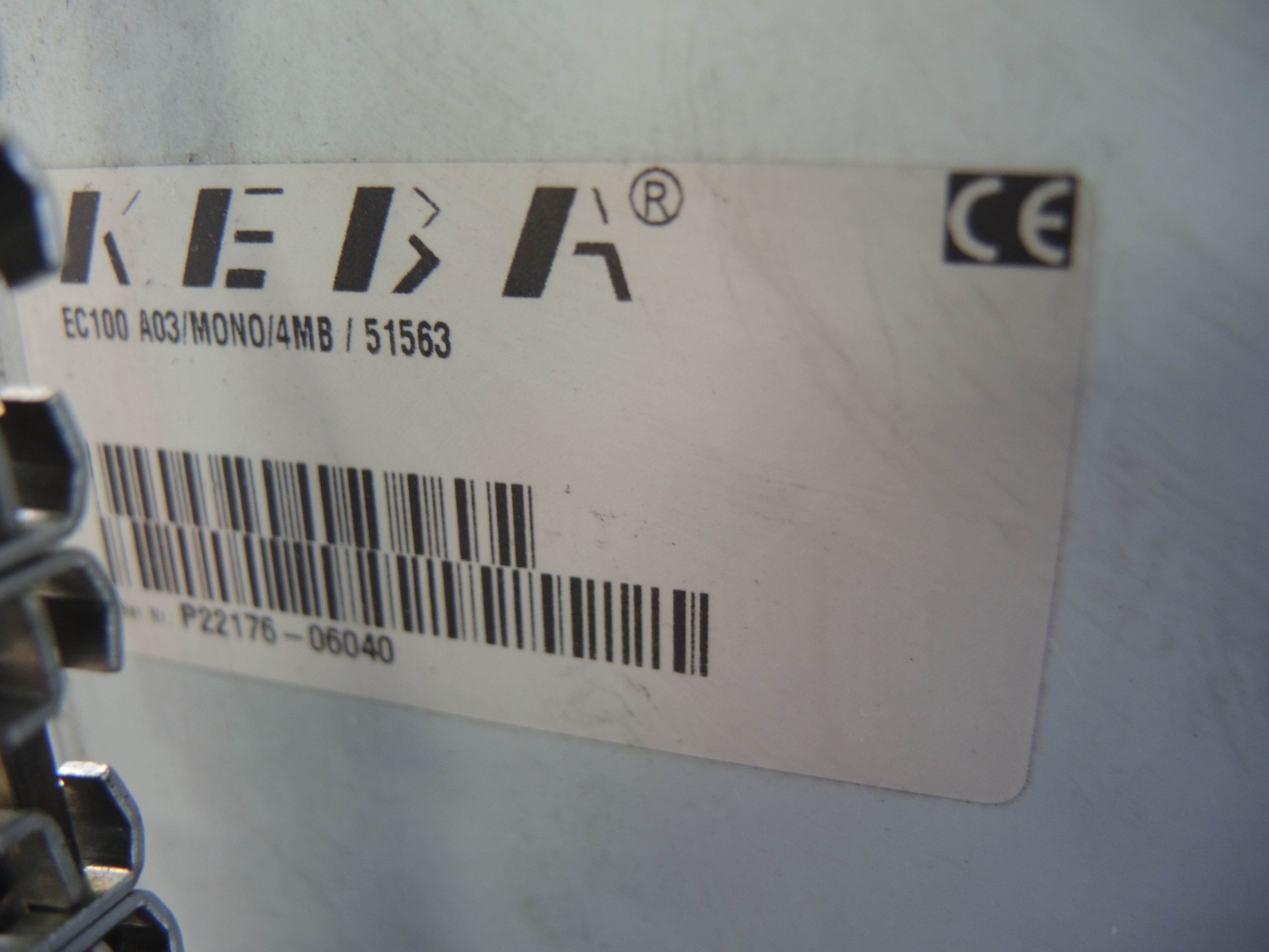 2001 KEBA EC100A03MONO4MB51563