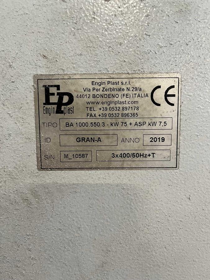 2019 ENGIN PLAST BA 1000.550.3 GRAN-A