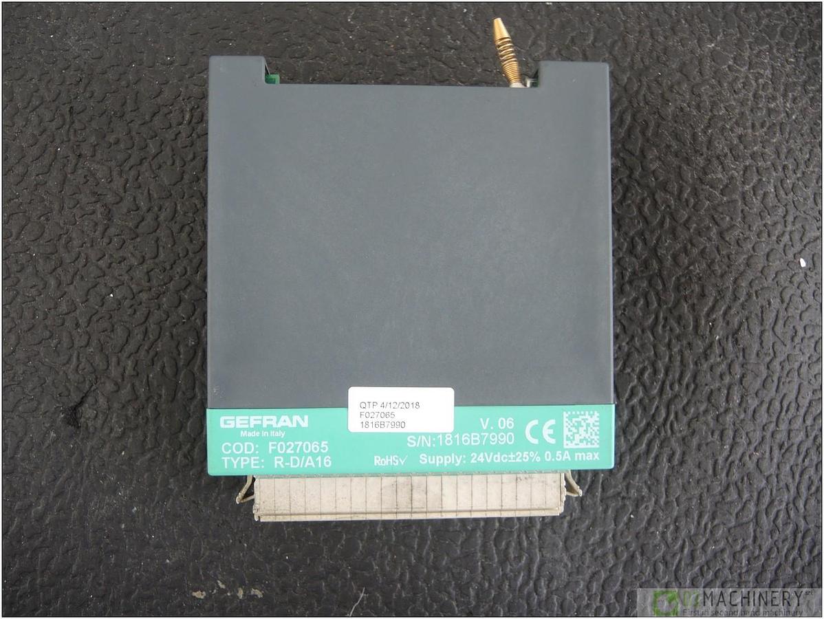2018 GEFRAN R-D/A16