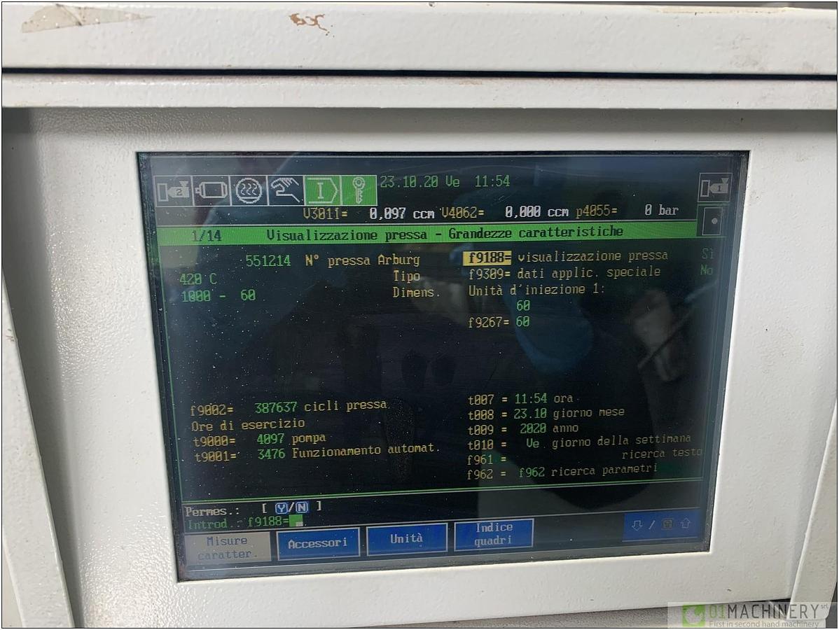 2001 ARBURG 420C 1000 150/150